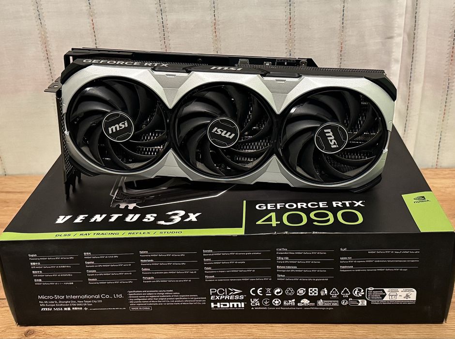 Видеокарта MSI RTX 4090 24GB Ventus OC - Тествана без грешки