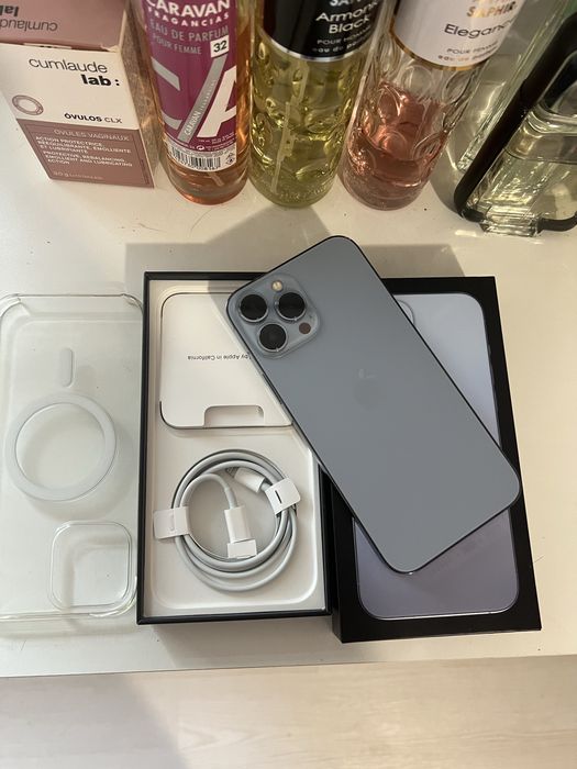 Iphone 13 Pro Max 128GB Sierra Blue Full Box !