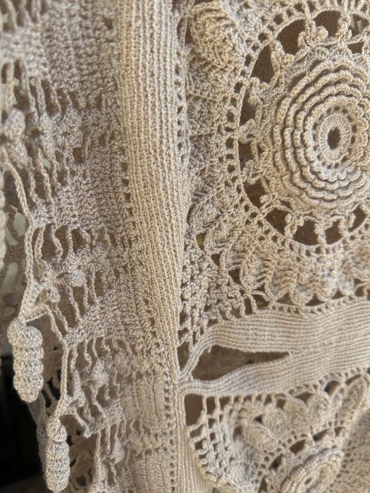 Fata de masa cuvertura macrame 100 de ani schimb