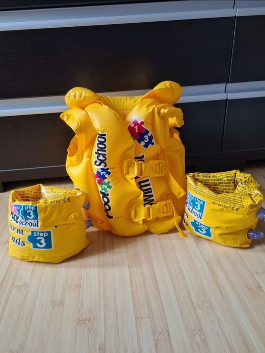 Vesta + aripioare inot copii