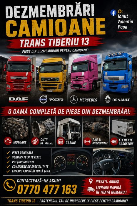 Dezmembrari camioane Pitesti