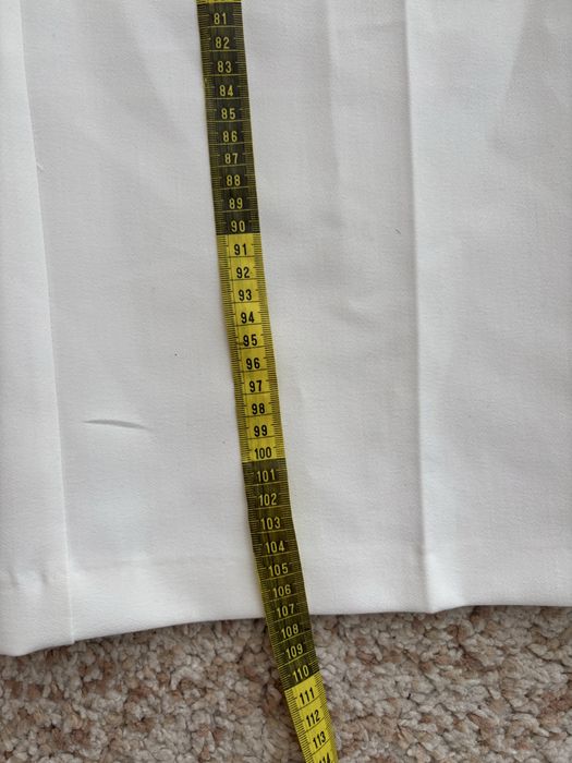 Pantaloni albi L Zara noi cu eticheta