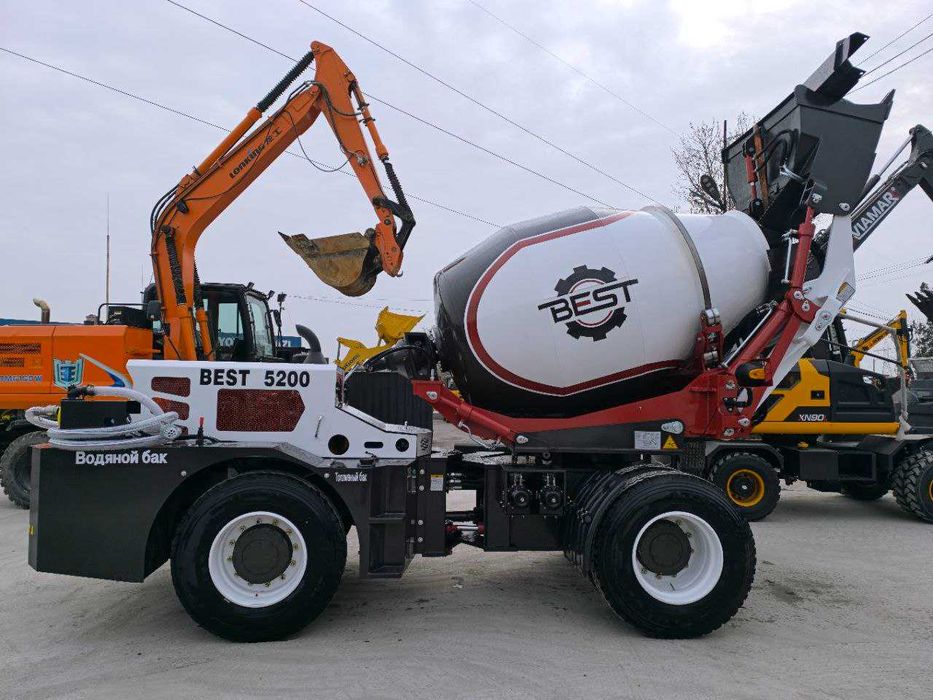 кармикс "BEST5200" Мобильный самозагружающейся бетосмеситель