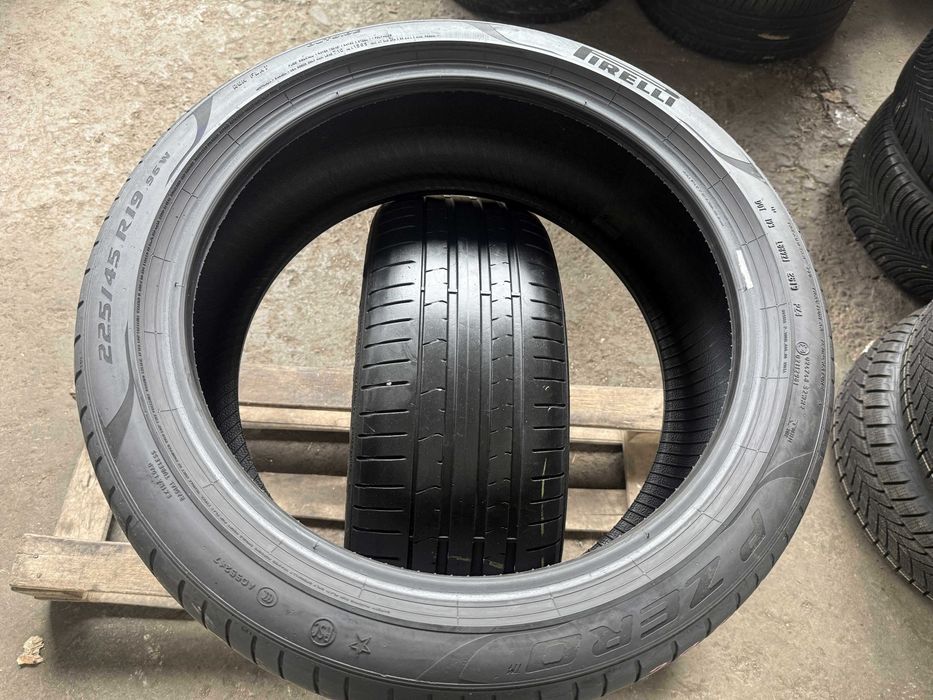 2x Anvelope Vara 225/45 r19 runflat - Pirelli P Zero steluta BMW