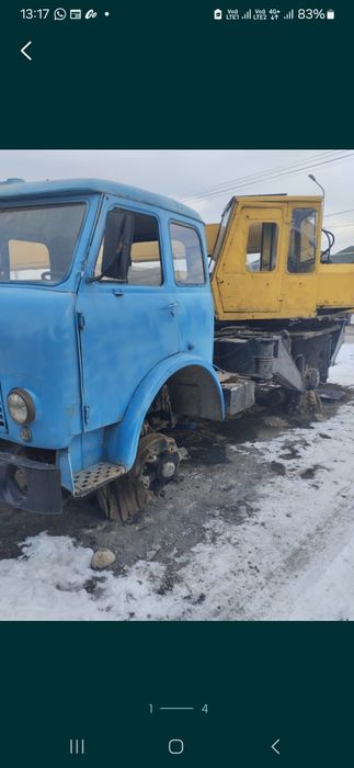 Автокран Маз запчасти разбор
