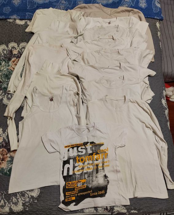 Детские белые Майки и Водолазки