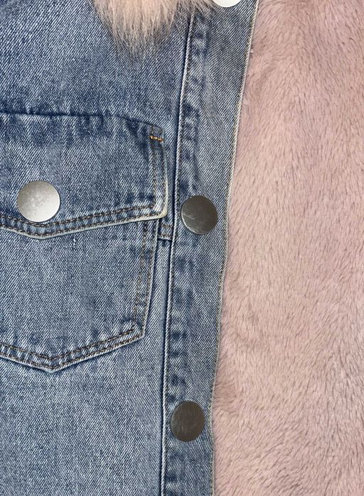 Утепленная джинсовая куртка