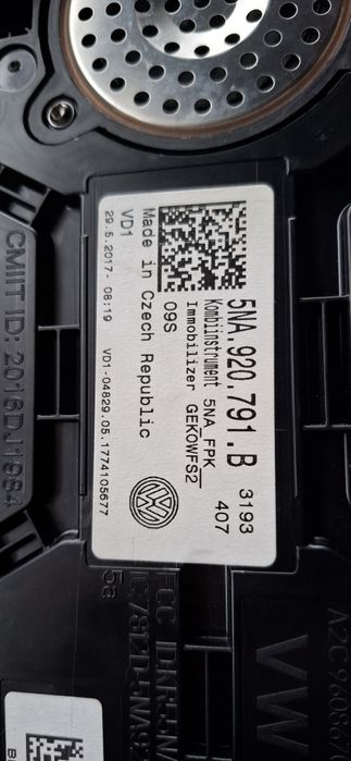 Дигитален Километраж ЗА Vw Tiguan Full digital