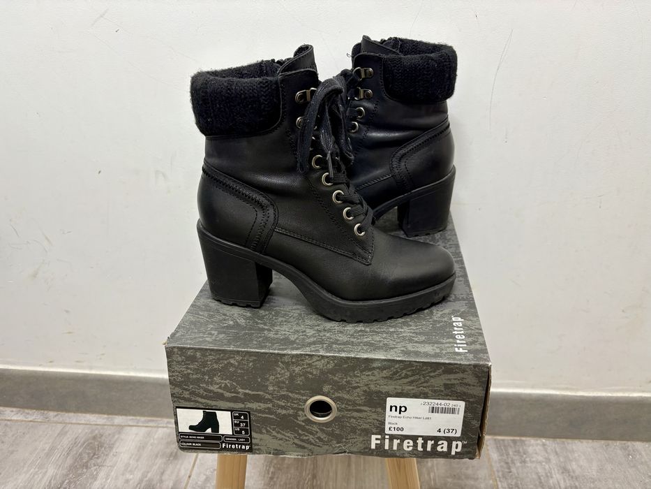 Ghete dama piele; Firetrap; marimea 37