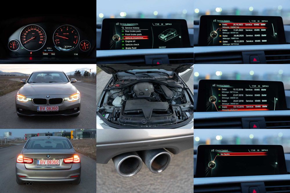 BMW Seria 3 F30 320d Facelift B47 190cp Automat LED Navigatia mare