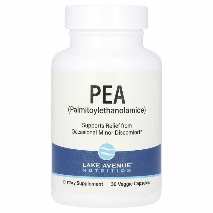 Lake Avenue Nutrition, PEA, ПЭА (пальмитоилэтаноламид) 90 кап.