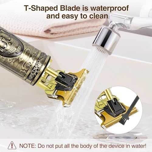 Нова Безжична машинка за мъже подстригване с титаниево T-острие USB-C