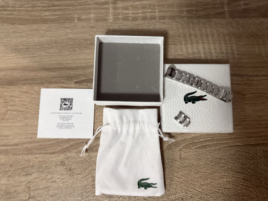 Bratara lacoste silver originala