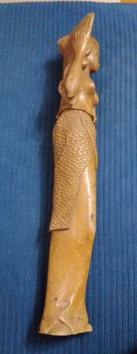 Statueta lemn de teak "Femeie balineza" 55 cm. cu defect