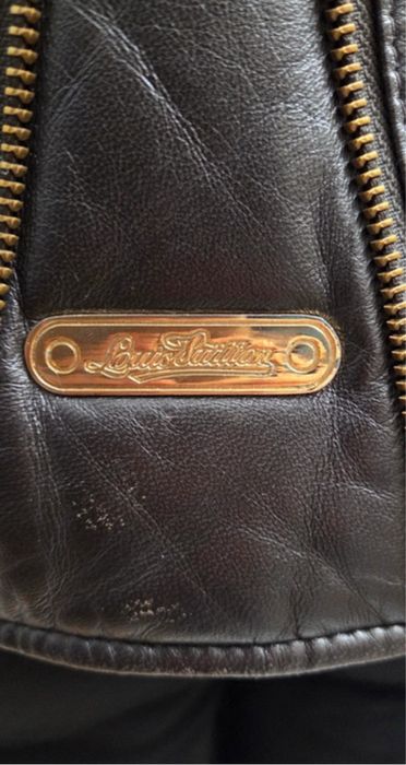 Geaca de piele cu blana