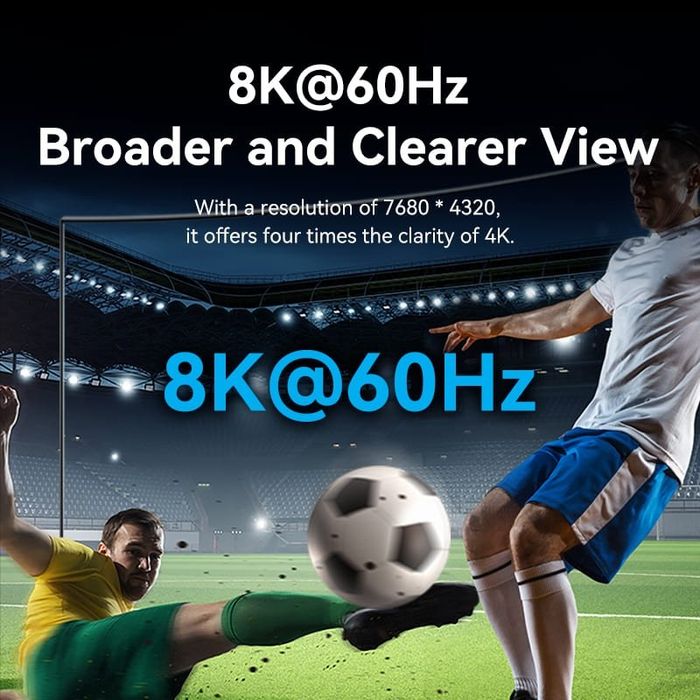 Vention HDMI 2.1 Splitter Switch 8K 60Hz 3 In 1 Out – TV, Xbox, PS5, Set Top Box, Monitor