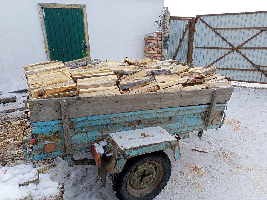 Дрова сухие рубленые колотые