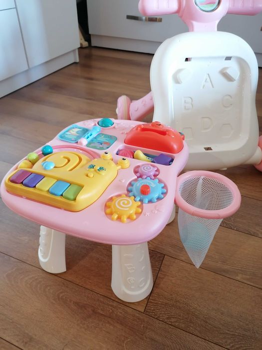 Бебешка проходилка 3 в 1 Chipolino - Мече, розова