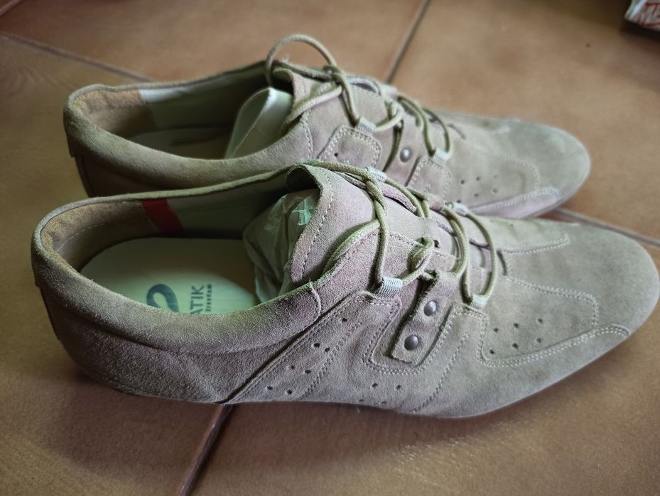 Pantofi piele întoarsă, ghete piele naturala