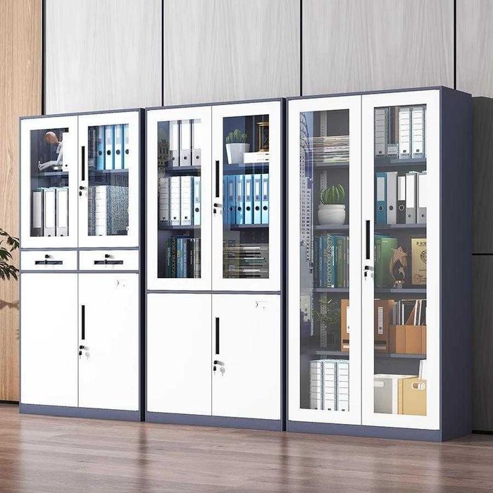 Металлический офисный шкаф —прочный шкаф для документов, книжная полка