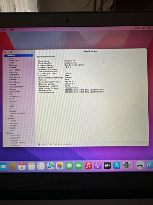 Apple Macbook air 13 2017