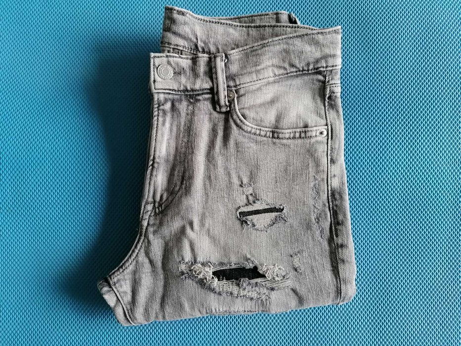 Мъжки Skinny Jeans [H&M] [Размер: 28/30] [Цвят: Сив]