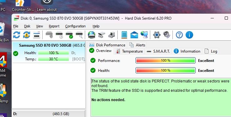 SSD Original Samsung 870EVO 500gb