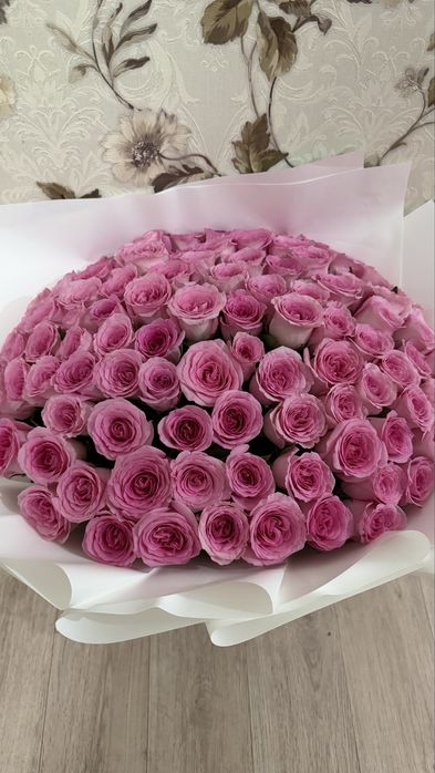 ЦВЕТЫ 101 роза,букет