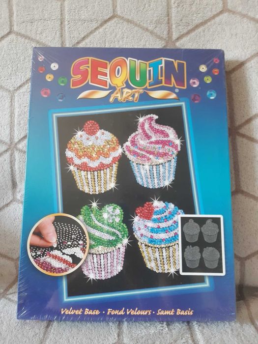Set paiete - Sequin Art Joc - cupcakes