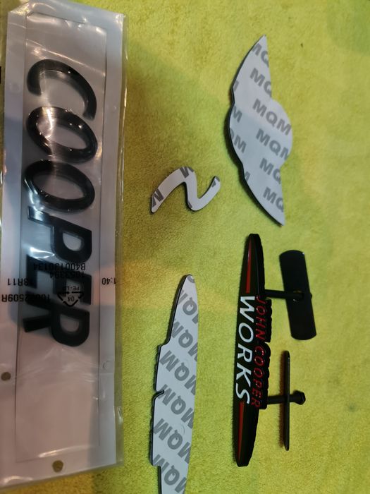 Черна емблема за Мини Купър Mini Cooper