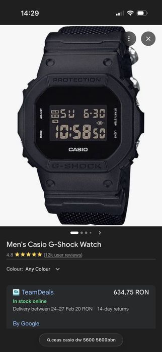 Casio g-shock DW5600BBN