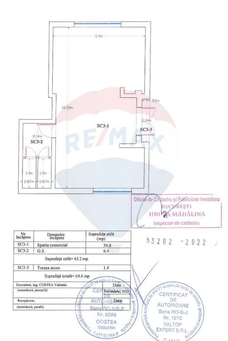 Inchiriere Spatiu Comercial 63mp Utili, Ghencea