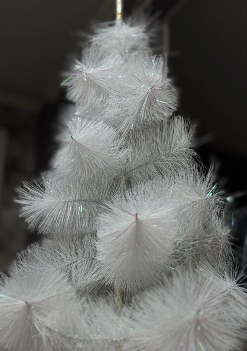 Белая елочка искусственная