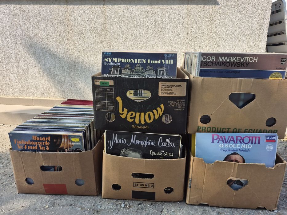 Vând Lot 150 Discuri Vinil colectie muzica clasica mixta pentru pick U