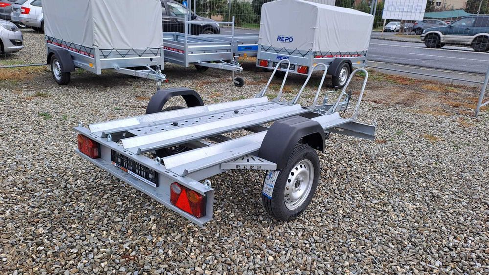 Remorca Moto Repo 750 kg 3 Motociclete 210 x115 cm  (212 x 150 cm)