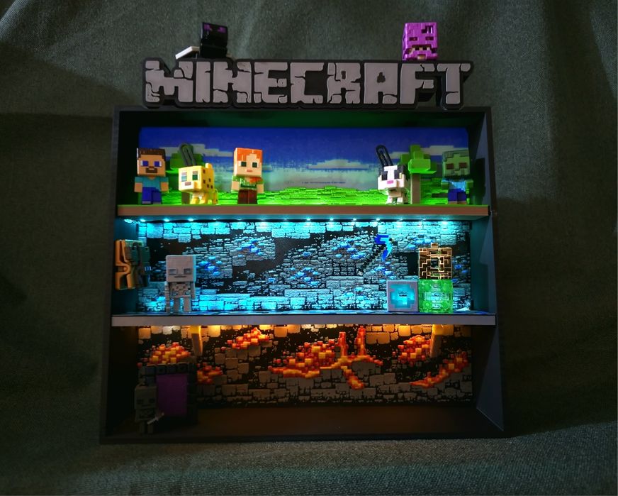 Kinder Joy Display Minecraft Stand