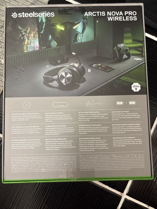 Artics nova PRO wireless steelseries NOU SIGILAT