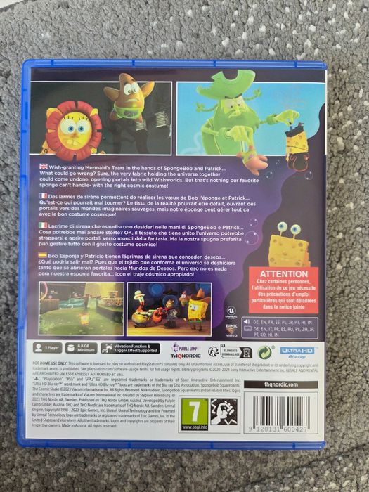 SpongeBob SquarePants: The Cosmic Shake - PS5