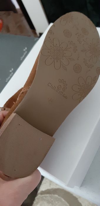 Ghete dama,piele intoarsa naturala,Germania 38