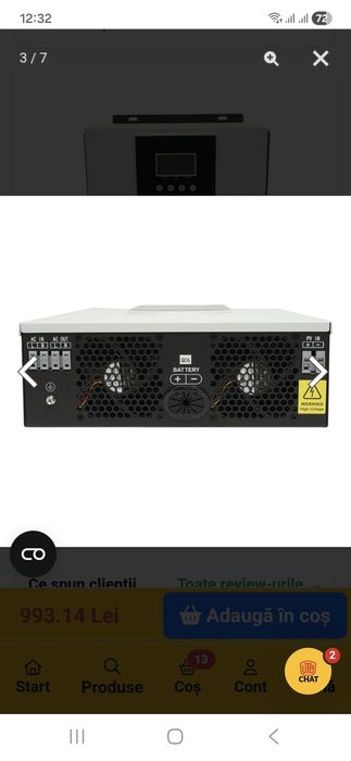 Vind Invertor 12V.  1 0 Kw1.5kw.  panou solar