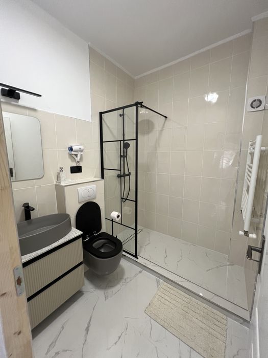 Inchiriere apartament  5 paturi + curte si terasa, grup