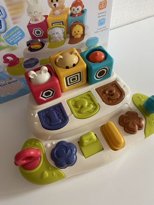 Изскачащи животни, бебешка играчка