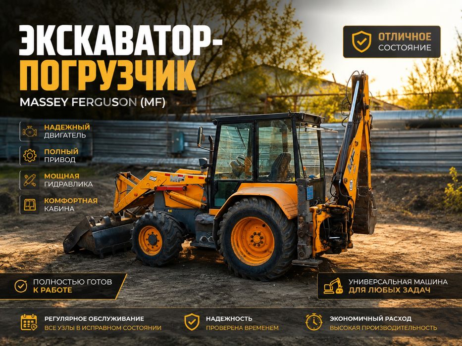продается экскаватор 3в1