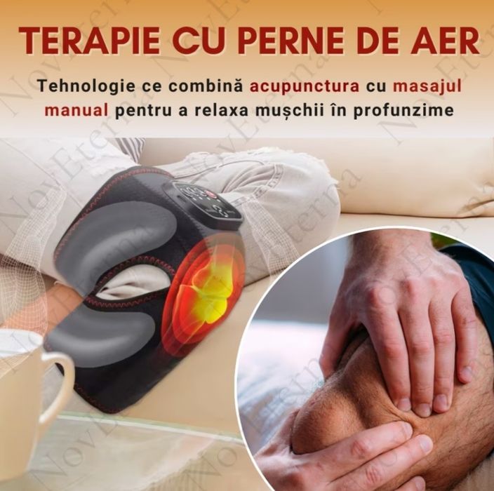 Масажор с нагревател за коляно