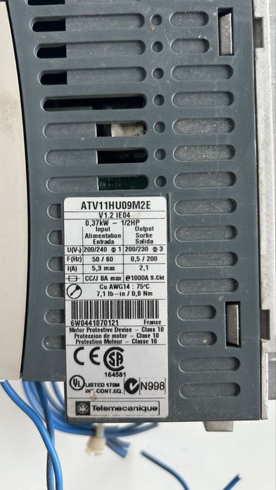 Инвертор Telemecanique Altivar 11