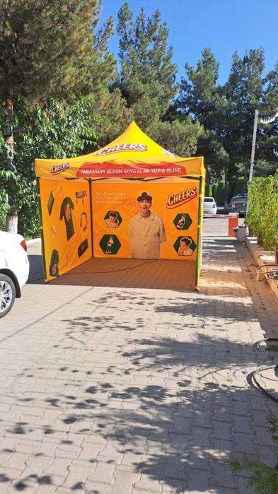 Kafe uchun zontik brend bilan