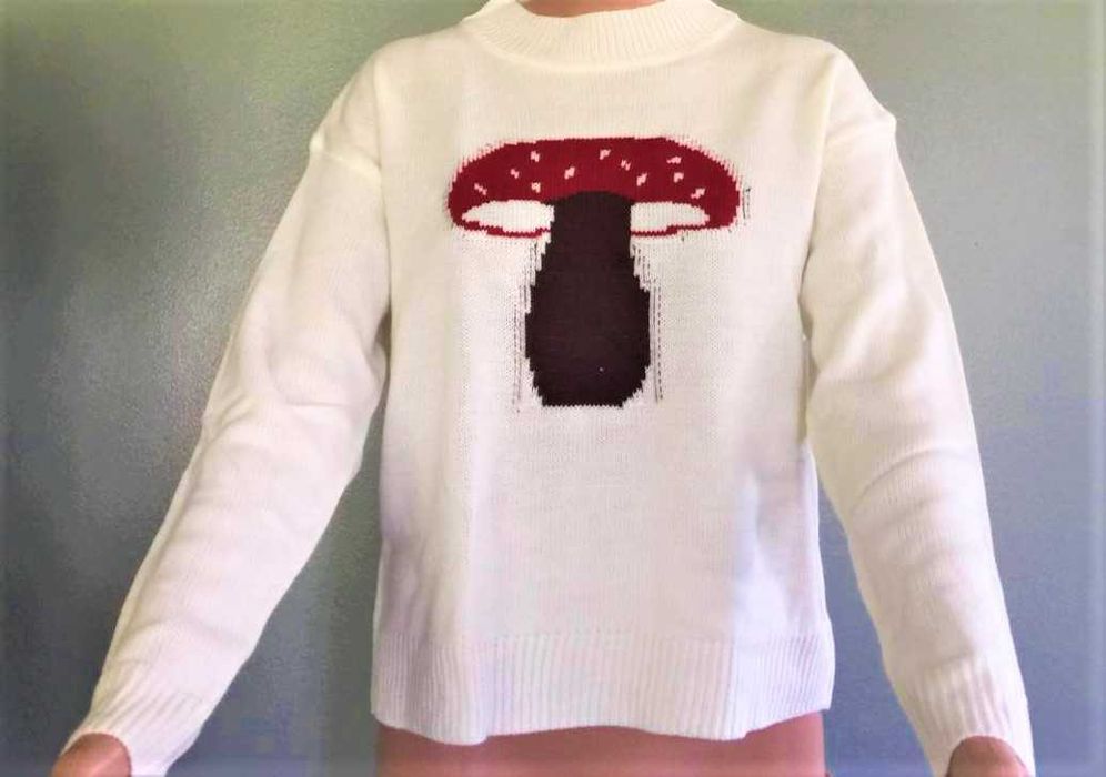 Есенно-зимен топ, Секси пуловер, Ефектна къса блуза, Къс пуловер