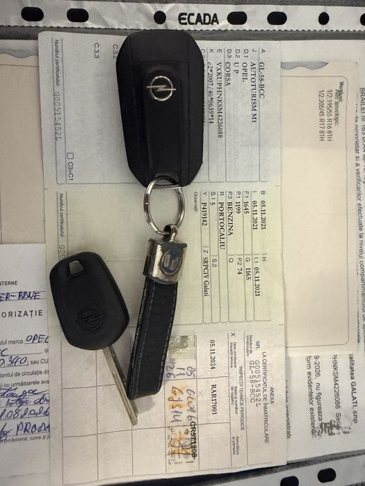 Opel Corsa 2021 AUTOMAT 70.000 KM 1.2 benzina avariat / avariate / lovit / lovite
