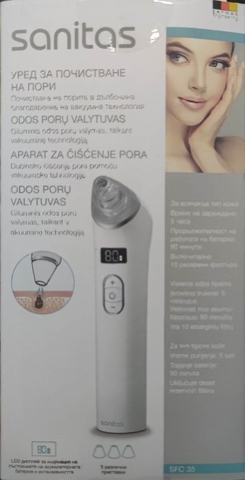 Sanitas уред за почистване на пори.