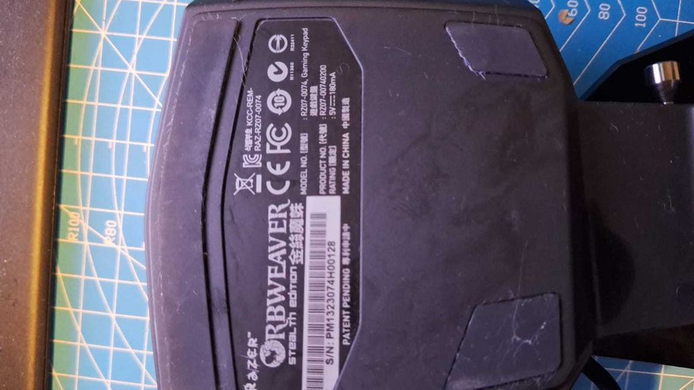 Razer Orbweaver Stealth Edition – Keypad Gaming Mecanic